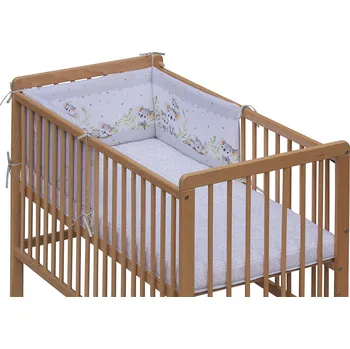 Dětská postýlka Mantinel do postýlky 4dílný - Scarlett Koala - 180 x 30 cm - šedá