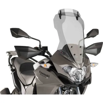 Motodíl Puig Touring Windsield with Visor Kawasaki Versys-X 300 (17-20) Kouřová (H)