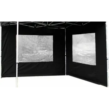 Zahradní stan Sada 2 bočních stěn pro PROFI zahradní altán 3 x 3 m, černá