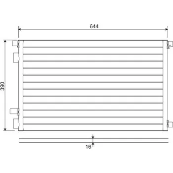 Výparník klimatizace Kondenzátor, klimatizace VALEO 817608
