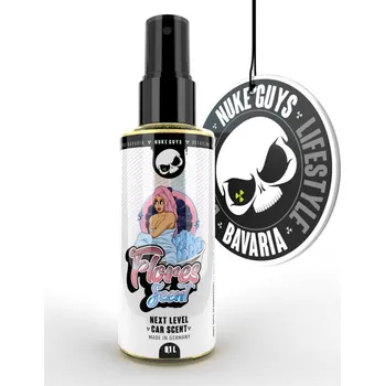 Autošampón Nuke Guys FLORESCENT Set - Vůně s přívěskem do interiéru (100ml)