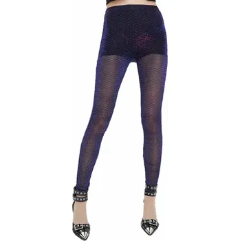 Dámské kalhoty kalhoty dámské (legíny) DEVIL FASHION - Transparent Gothic - XS