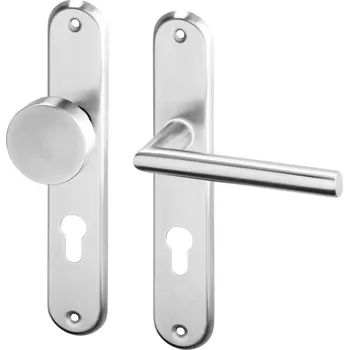 ACT SERVIS ACT - Dora OV ECO Provedení: PZ LI (klika levá/koule), Povrch: IN - nerez, Rozteč: 72 mm