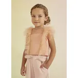 Abel & Lula dívčí tylová halenka s volánky 5128 - 003 Velikost: 104