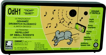 Odpuzovač zvířat Format 1 ultrazvukový plašič myší a kun