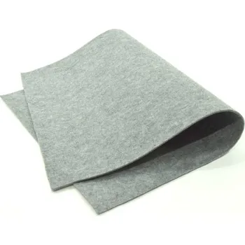 Velforia Filcová podložka do sauny světle šedá – 50 × 80 cm Barva: Šedá