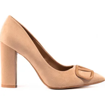 Dámské lodičky Dámské béžové semišové lodičky 23-2246BE Velikost: 37