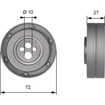 Napínací kladka, ozubený řemen GATES T41216