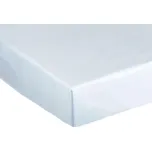 Bavlněné prostěradlo, šedé, 240 x 140 cm