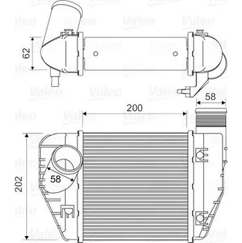 Chladič motoru Chladič turba VALEO 818326