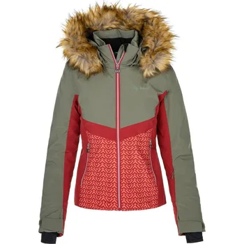 Dámská lyžařská bunda Kilpi TERESA-W Khaki - vel. 38 r.22