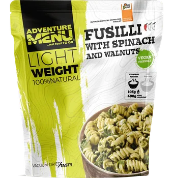 jídlo na cestu Adventure Menu Lightweight Fusilli se špenátem a vlašskými ořechy 105 g