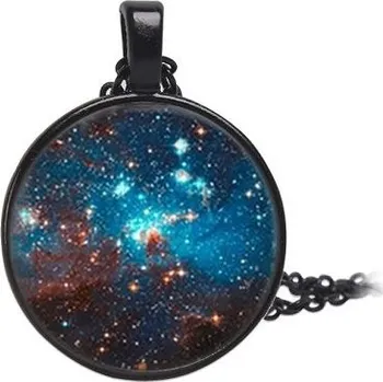Náhrdelník Vesmírný řetízek vzdálená galaxie