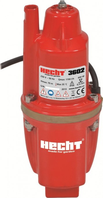Ponorné vibrační čerpadlo Hecht 3166 mališ