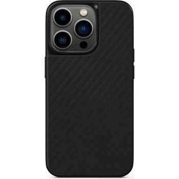 Pouzdro na mobilní telefon Kryt na mobil Epico Hybrid Carbon kryt pro iPhone 14 Pro Max s podporou uchycení MagSafe - černý