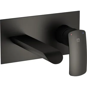 Vodovodní baterie Herz Baterie umyvadlová podomítková černá, Elite e80B, UH00080B