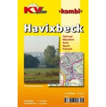 Havixbeck, KVplan, Radkarte/Wanderkarte/Stadtplan, 1:25.000 / 1:10.000 (DE)