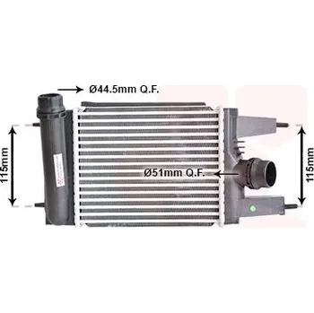 Motor automobilu Chladič turba VAN WEZEL 33014703