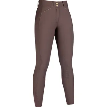 Jezdecké kalhoty HKM Rajtky Helene HKM, s gripem na kolenou, dámské, dark brown 42
