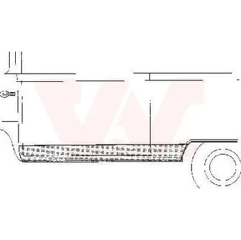 Příslušenství karosérie Boční stěna VAN WEZEL 5851109