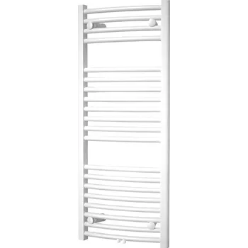 Radiátor Koupelnový radiátor BXD XENA 600x1850 mm středové připojení, BÍLÁ, oblý profil