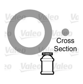 Chladič motoru Těsnění, potrubí chladiva VALEO 509169