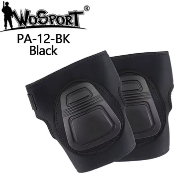Chránič nohou Wosport WST PA-12 chrániče kolen - černé
