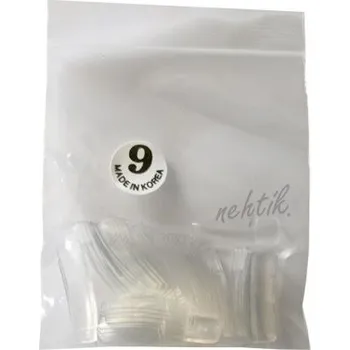 Umělé nehty Cedro Nehtové tipy transparentní rovné - 50ks, vel.9