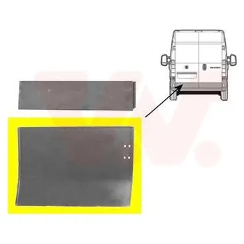 Dveře karosérie Zadní dveře VAN WEZEL 1747159