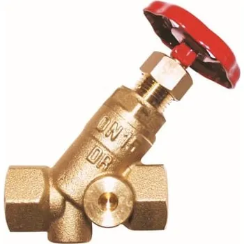 regulátor tlaku vody Herz Uzavírací ventil šikmý, STRÖMAX-A, 4115 A 5/4" DN32, 1411514