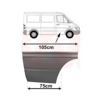 Dveře karosérie Dveře, karoserie VAN WEZEL 3075170
