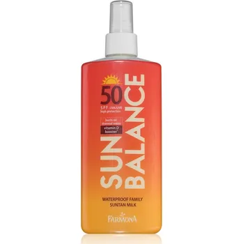 Přípravek na opalování Farmona Sun Balance ochranné opalovací mléko pro celou rodinu SPF 50 200 ml