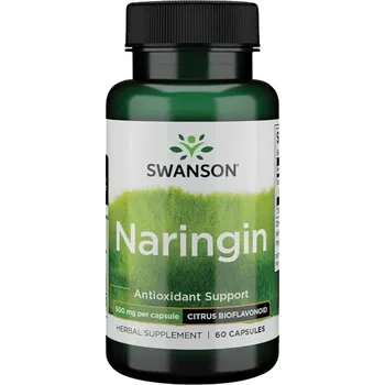 Zdraví Swanson Naringin, Citrusový bioflavonoid, 500 mg, 60 kapslí