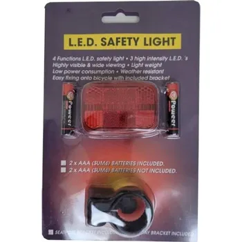 Cyklosvítilna Světlo zadní LED/blikačka 9500, 3 diody