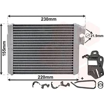 Výměník tepla radiator topeni [180*150*32]