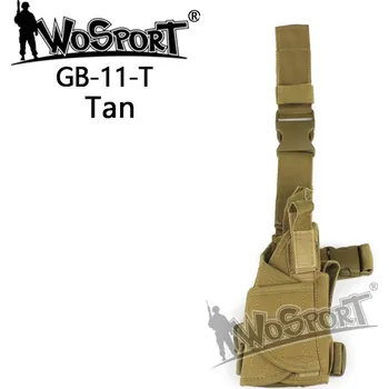 Airsoft Wosport WST univerzální stehenní pouzdro TORNADO, pro praváky - Coyote