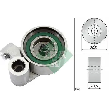 Napínací kladka, ozubený řemen INA 531 0215 20