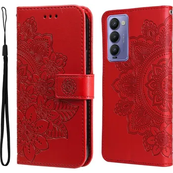 Příslušenství pro tablet VSECHNONAMOBIL 45110 ART Peněženkový kryt Tecno Camon 18 BLOOM červený