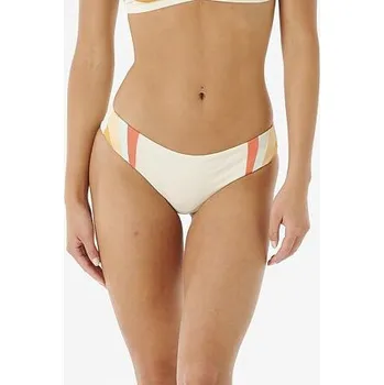 Dámské plavky Plavky Rip Curl DAY BREAK MULTI CHEEKY PANT Cream velikost XS