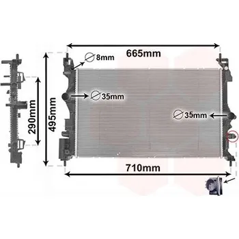 Autodíl chladic 1.4 TURBO [620*375*15]