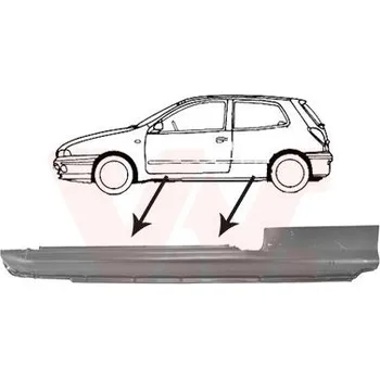 Prah karosérie Nástupní panel VAN WEZEL 1756101