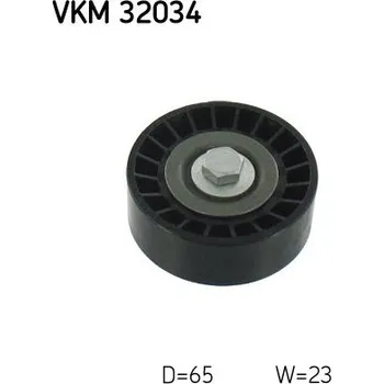 Vratná/vodicí kladka, klínový žebrový řemen SKF VKM 32034