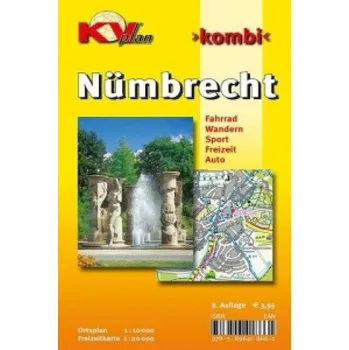 Nümbrecht, KVplan, Radkarte/Wanderkarte/Stadtplan, 1:20.000 / 1:10.000 (DE)