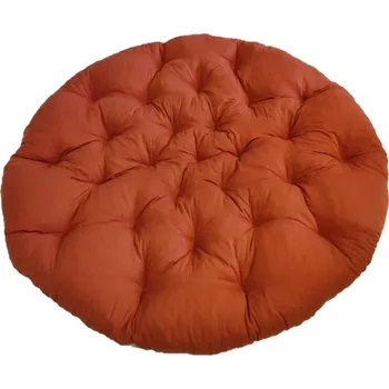 Podsedák Polstr na křeslo papasan 110 cm - skořicová
