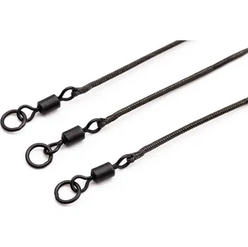 Korda Návazce Kable Leadcore Leader Ring Swivel 50 cm - Weed