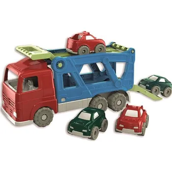 autíčko Androni Recyklace Autotransportér se 4 auty - 49 cm