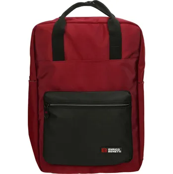 Pánský trendy batoh Enrico Benetti Montrel - červeno-černá