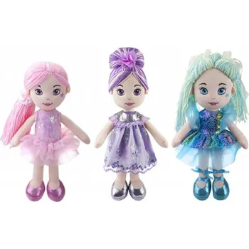 Panenka Panenka látková soft textilní 35cm hadrová víla 3 druhy