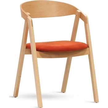 Jídelní židle Bukové křesílko GURU s látkovým sedákem Látky vše: DELGADO 3