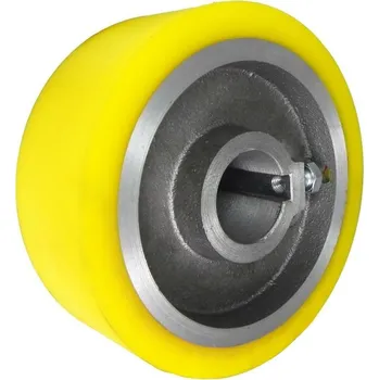 Pojezdové kolečko Samostatné hnací polyuretanové pojezdové kolo - C10.140x50/50-35 H7 (drážka pro pero 10mm)